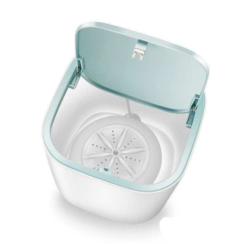 image-Household Small Laundry Bucket Mini Turbo Table Washing Machine Student Dormitory Underwear Socks Washer