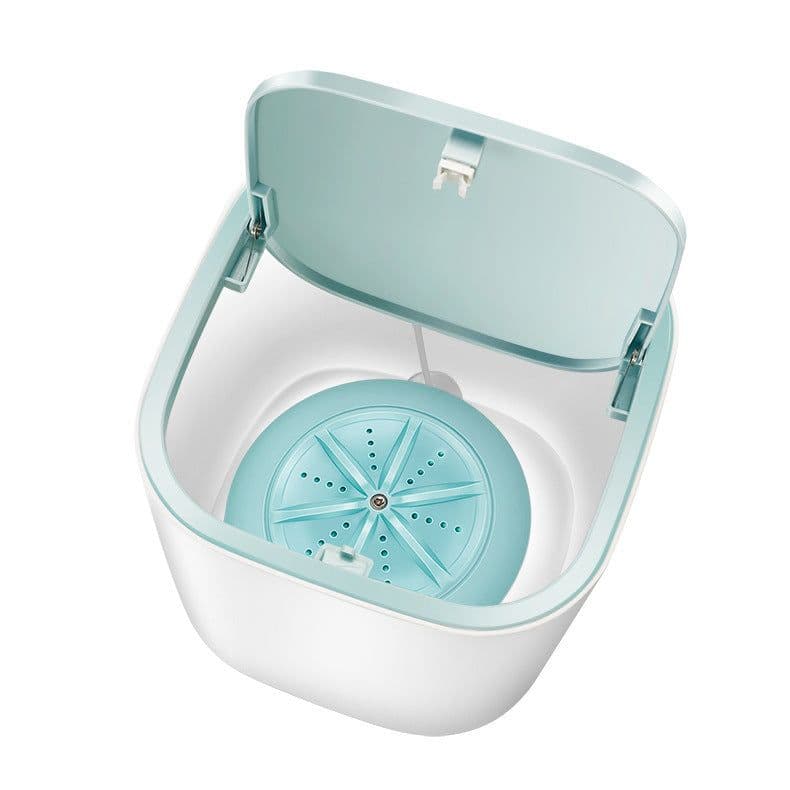 image-Household Small Laundry Bucket Mini Turbo Table Washing Machine Student Dormitory Underwear Socks Washer
