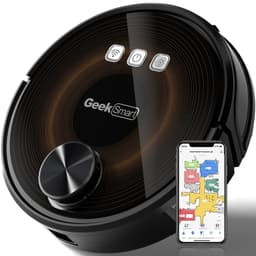 image-Geek Smart L8 Robot Vacuum Cleaner And Mop, LDS Navigation, Wi-Fi Connected APP, Selective Room Cleaning,MAX 2700 PA Suction, Ideal For Pets And Larger Home.Banned From Selling On Amazon