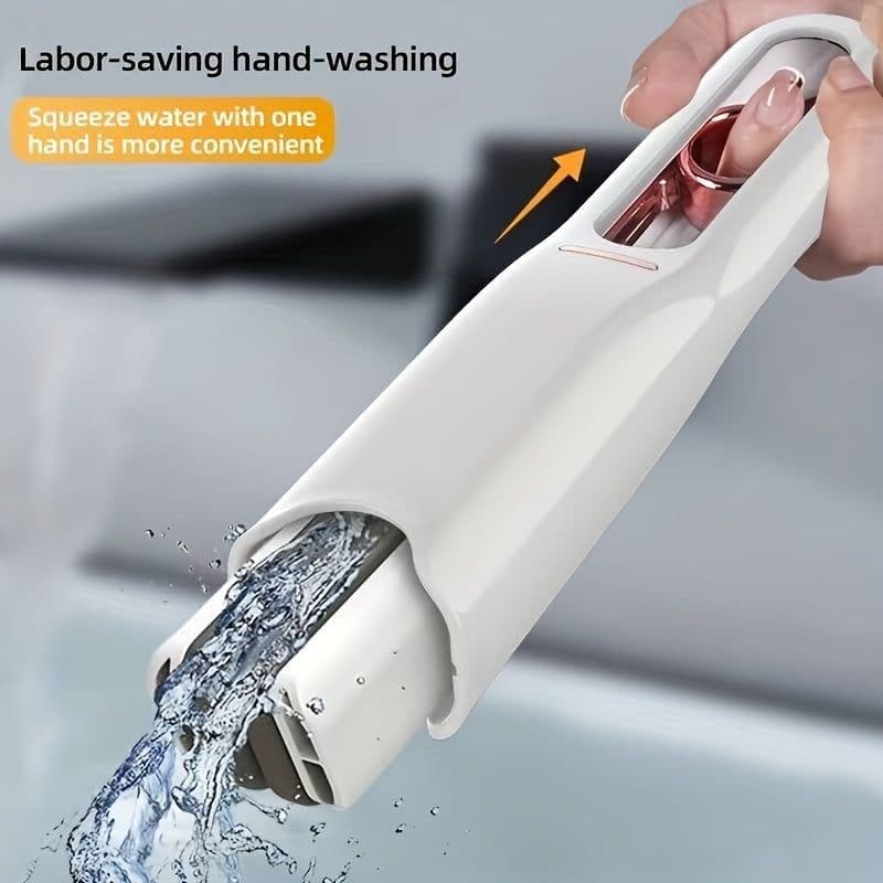image-New Portable Self-NSqueeze Mini Mop, Lazy Hand Wash-Free Strong Absorbent Mop Multifunction Portable Squeeze Cleaning Mop Desk Window Glass Cleaner Kitchen Car Sponge Cleaning Mop Home Cleaning Tools