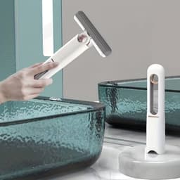 image-New Portable Self-NSqueeze Mini Mop, Lazy Hand Wash-Free Strong Absorbent Mop Multifunction Portable Squeeze Cleaning Mop Desk Window Glass Cleaner Kitchen Car Sponge Cleaning Mop Home Cleaning Tools