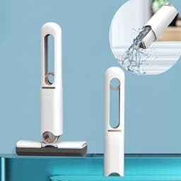 image-New Portable Self-NSqueeze Mini Mop, Lazy Hand Wash-Free Strong Absorbent Mop Multifunction Portable Squeeze Cleaning Mop Desk Window Glass Cleaner Kitchen Car Sponge Cleaning Mop Home Cleaning Tools