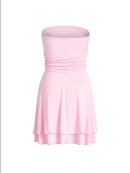 image-Y2K Tube-top Short Dress Summer Sexy Pleated Tight Dresses For Womens Clothing