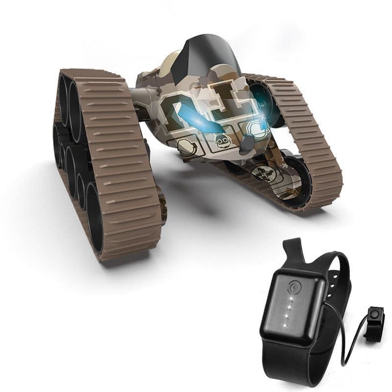 image-Cross-Border New Product Drone, Tank And Plane Two-In-One Deformed 2.4G Four-Axis Aerial Camera