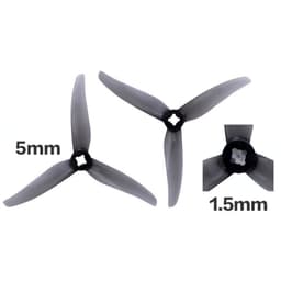 image-Qianfeng Toothpick 4023 4-Inch Three-Blade Propeller 1.5Mm 5Mm Double Aperture Toothpick Crossing Machine