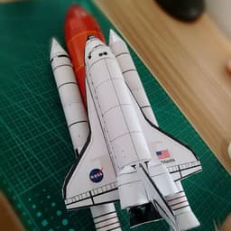 image-Space Shuttle 3D Paper Model Diy Handmade Handmade Paper Mold Paper Mold Decoration Toy