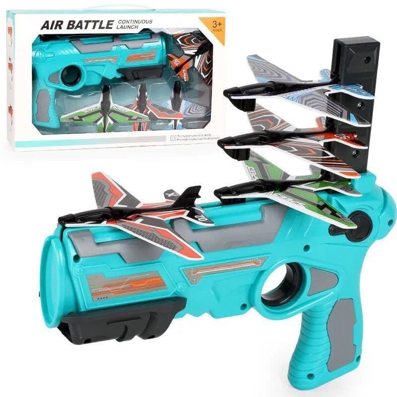 image-Children's Outdoor Boy Toys Hand Throwing Spin Glider Model Launcher