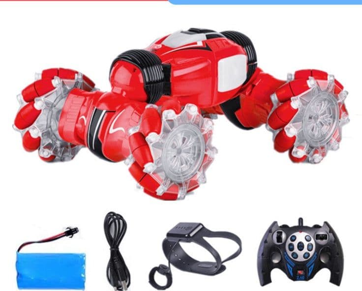 image-Remote Control Off-road Vehicle Gesture Induction Four-wheel Drive Distortion Climbing Stunt Car Boy Children's Toy Charging Remote Control Car