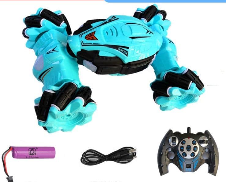 image-Remote Control Off-road Vehicle Gesture Induction Four-wheel Drive Distortion Climbing Stunt Car Boy Children's Toy Charging Remote Control Car