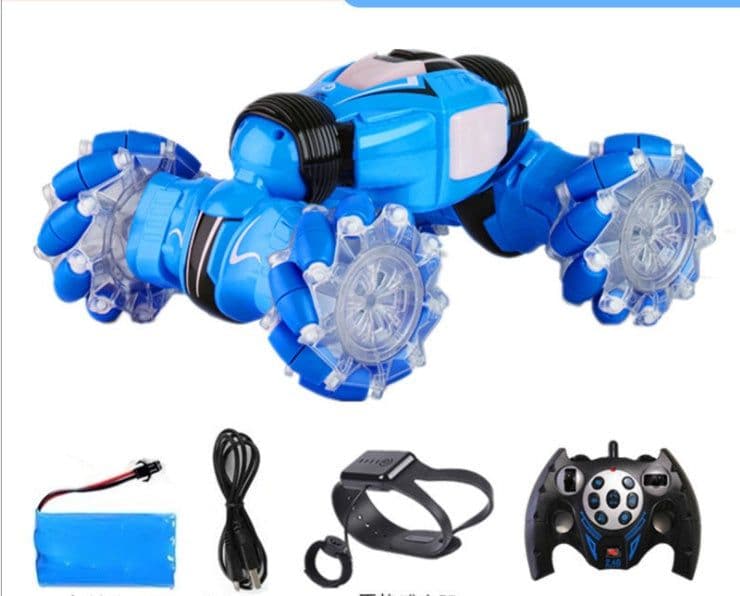 image-Remote Control Off-road Vehicle Gesture Induction Four-wheel Drive Distortion Climbing Stunt Car Boy Children's Toy Charging Remote Control Car