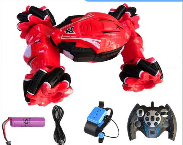 image-Remote Control Off-road Vehicle Gesture Induction Four-wheel Drive Distortion Climbing Stunt Car Boy Children's Toy Charging Remote Control Car