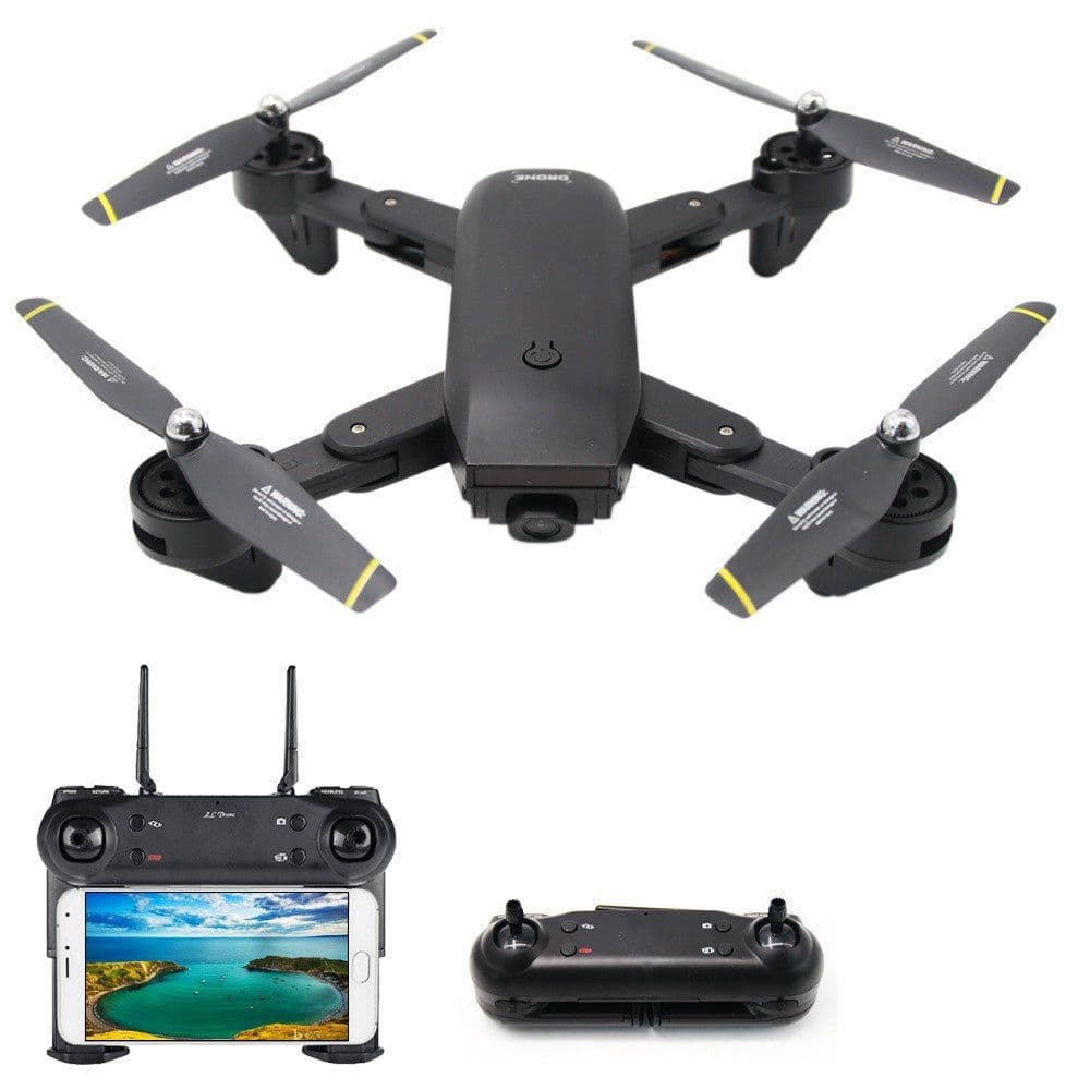 image-Drone Folding Dual Camera Aircraft DM107S Optical Flow Positioning 4K HD Aerial Photography Drone