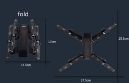 image-Drone Folding Dual Camera Aircraft DM107S Optical Flow Positioning 4K HD Aerial Photography Drone