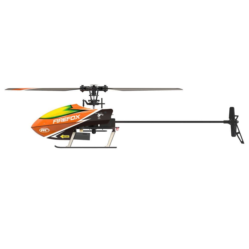 image-Four-way Single Propeller Aileronless Helicopter