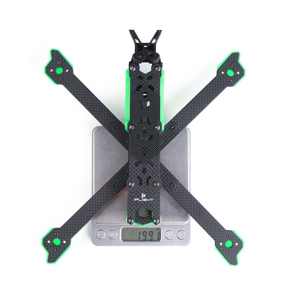 image-IFlight TITAN XL5 Rack Positive X Reinstall Rack 5 Inch FPV Through Rack