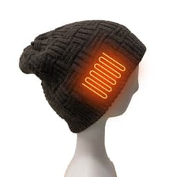 image-Unisex Fleece Hat Winter Warm Hat USB Rechargeable Electric Heating Hat For Outdoor Climbing Riding Fishing Hiking Accessory