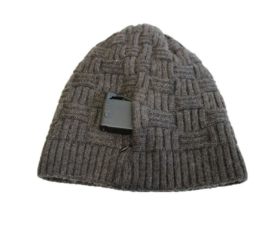 image-Unisex Fleece Hat Winter Warm Hat USB Rechargeable Electric Heating Hat For Outdoor Climbing Riding Fishing Hiking Accessory