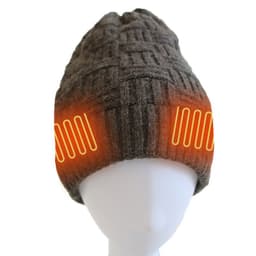 image-Unisex Fleece Hat Winter Warm Hat USB Rechargeable Electric Heating Hat For Outdoor Climbing Riding Fishing Hiking Accessory