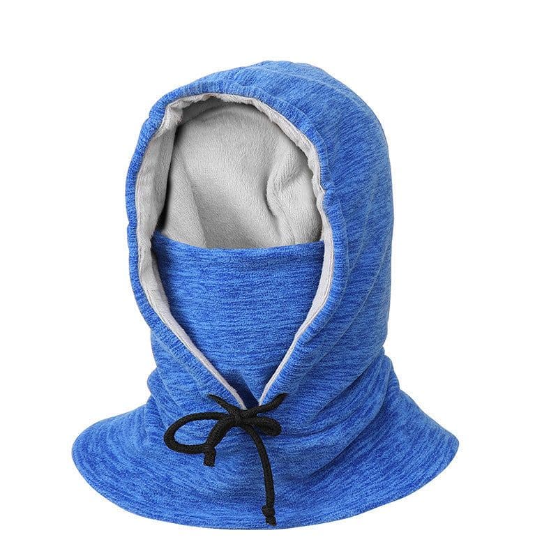 image-2-in-1 Hat Winter Scarf Windproof And Cold-proof Thickened Warm Cycling Riding Pullover Caps For Women Men