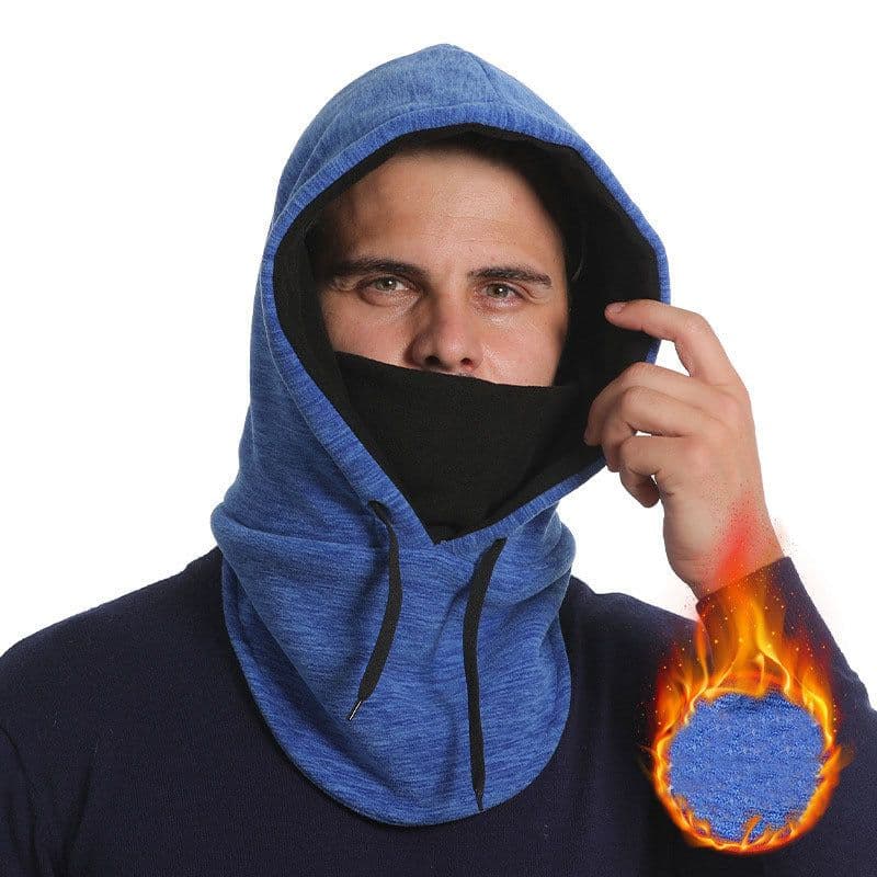 image-2-in-1 Hat Winter Scarf Windproof And Cold-proof Thickened Warm Cycling Riding Pullover Caps For Women Men