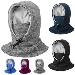 image-2-in-1 Hat Winter Scarf Windproof And Cold-proof Thickened Warm Cycling Riding Pullover Caps For Women Men