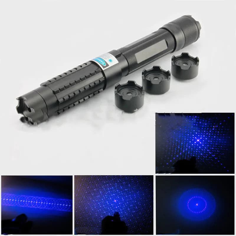 image-450nm Pure Blue Laser Flashlight Laser Flashlight