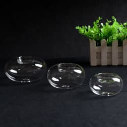 image-Heat Resistant Glass Candlestick For Birthday Party