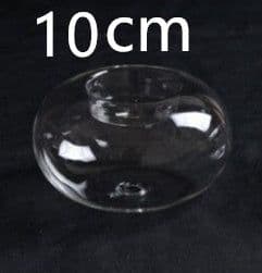image-Heat Resistant Glass Candlestick For Birthday Party
