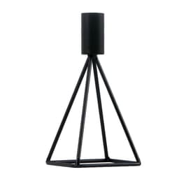 image-Candle Holder Candlelight Dinner Props Romantic Iron Art Household Simple Single Head Candle Holder Black Candle Holder