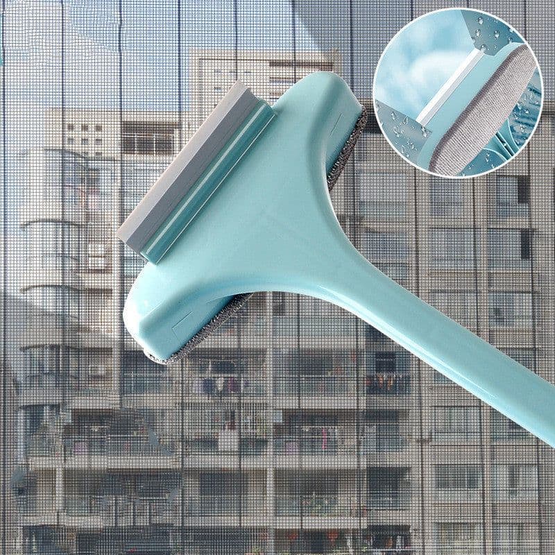 image-Screen Cleaning Artifact, Sand Washing, Window Net, Glass Scraping, Cleaning Brush, Double-Sided Sassafras Window Device, Free Disassembly And Washing Household