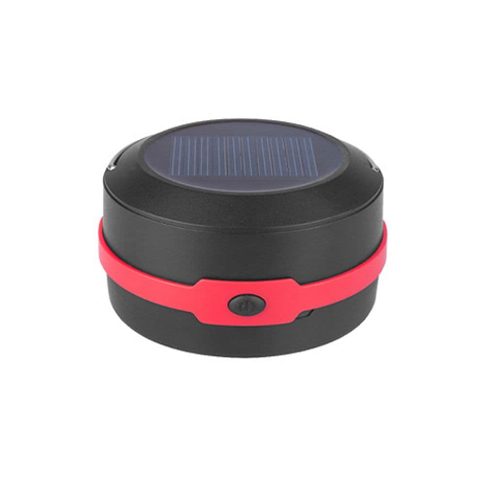 image-Solar Camping Light Outdoor Portable USB Charging Folding LED Camping Light Shrink Hanging Plastic