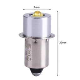 image-Cross-Border Led Flashlight Small Bulb P13.5S E10 Ba9S Wide Voltage 1-24V 0.5W 1W 3W Indicator Light