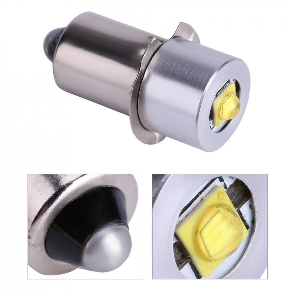 image-Cross-Border Led Flashlight Small Bulb P13.5S E10 Ba9S Wide Voltage 1-24V 0.5W 1W 3W Indicator Light