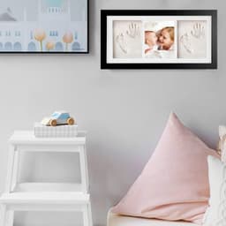 image-Baby Hand And Foot Print Hand And Foot Print Baby Hand And Foot Print Wooden Photo Frame