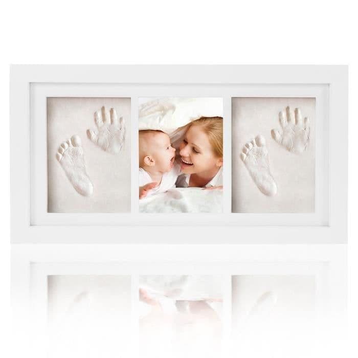 image-Baby Hand And Foot Print Hand And Foot Print Baby Hand And Foot Print Wooden Photo Frame
