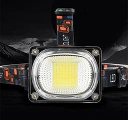 image-New Headlight Cob Floodlight Led Rechargeable Strong Light Super Bright Operation Work Auto Repair Night Fishing Lamp Head-Mounted Flashlight