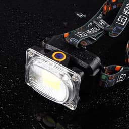 image-New Headlight Cob Floodlight Led Rechargeable Strong Light Super Bright Operation Work Auto Repair Night Fishing Lamp Head-Mounted Flashlight