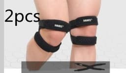 image-Sports Silicone Patella Belt Compression Protection Patella Running Mountaineering Breathable Basketball Knee Pads