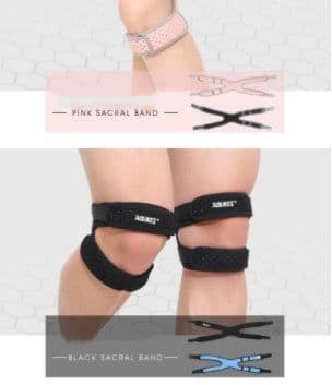 image-Sports Silicone Patella Belt Compression Protection Patella Running Mountaineering Breathable Basketball Knee Pads
