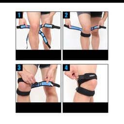 image-Sports Silicone Patella Belt Compression Protection Patella Running Mountaineering Breathable Basketball Knee Pads