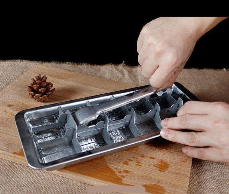 image-Homemade ice cube molds for household 304 stainless steel ice box