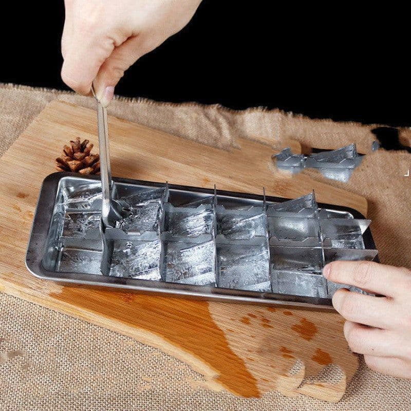 image-Homemade ice cube molds for household 304 stainless steel ice box