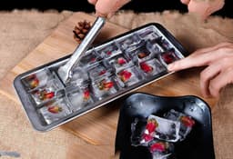 image-Homemade ice cube molds for household 304 stainless steel ice box