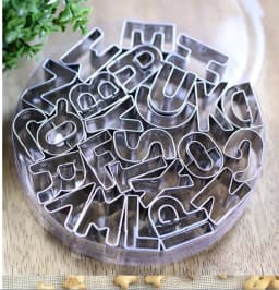 image-26 English Letters Stainless Steel Biscuit Mold Pineapple Mold Vegetable Cutting Cookie Mold Diy Baking Mold