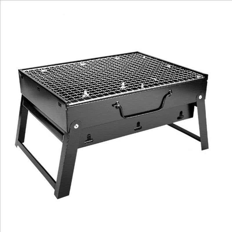 image-Barbecue Large Outdoor Barbecue Portable Charcoal Grill BBQ Barbecue Folding Barbecue Grill