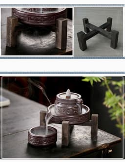 image-Japanese-style Ceramic Indoor View Of Smoke And Clouds Craft Ornaments
