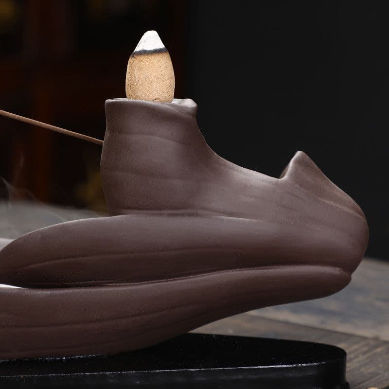 image-Backflow Incense Burner sandalWood Incense Burner Line Incense Burner Zen Ornaments