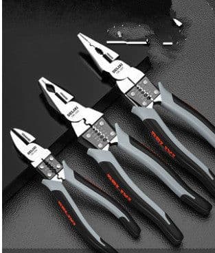 image-Delixi Vise Multifunctional Universal Diagonal Pliers Needle Nose Pliers Hardware Tools Daquan Wire Cutters Electrician