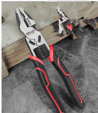 image-Delixi Vise Multifunctional Universal Diagonal Pliers Needle Nose Pliers Hardware Tools Daquan Wire Cutters Electrician