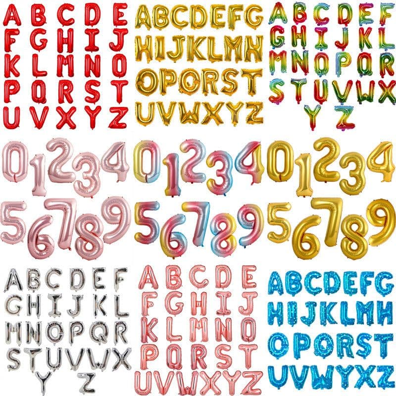 image-Wedding Room Decoration English Alphabet Balloons